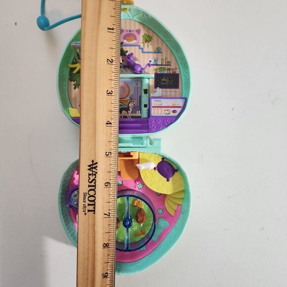 Polly Pocket Big World Hedgehog Cafe Incomplete 2020 Mattel Teal No Figures - Picture 8 of 10